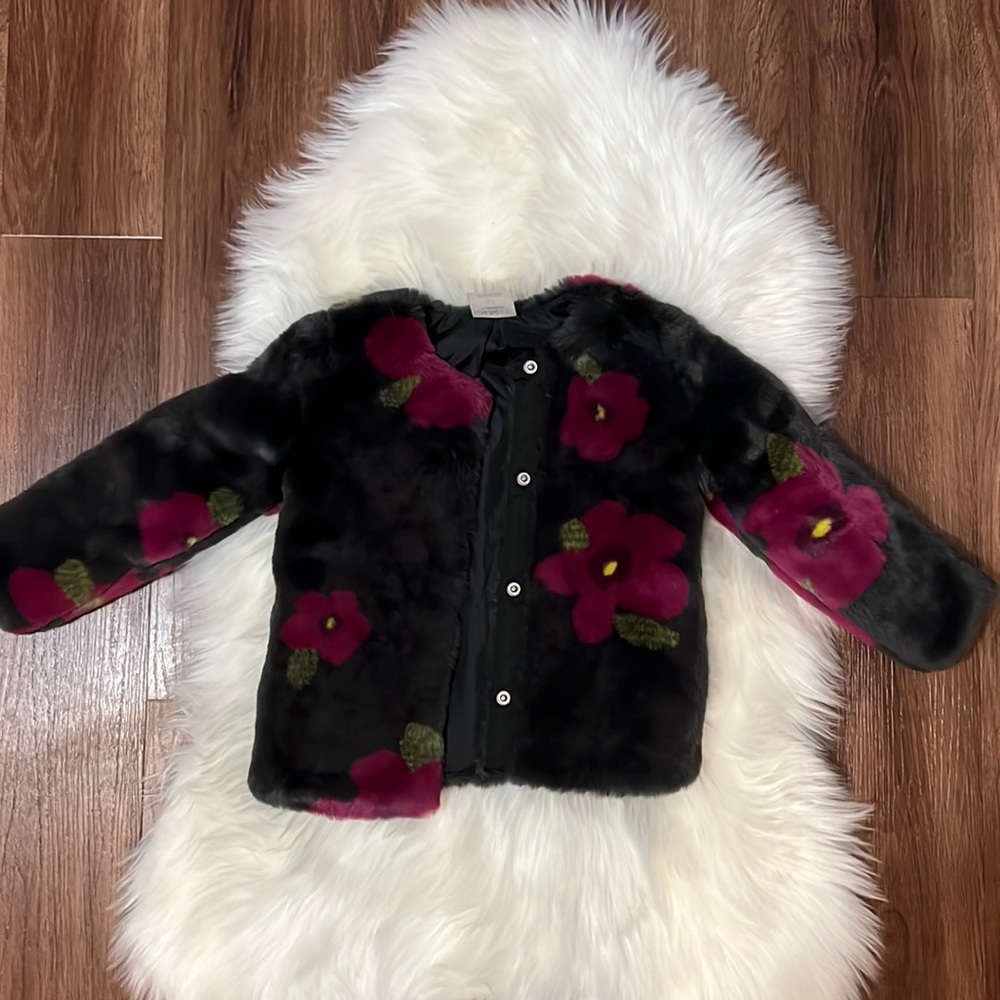 Genuine kids from Oshkosh fur buckle up jacket